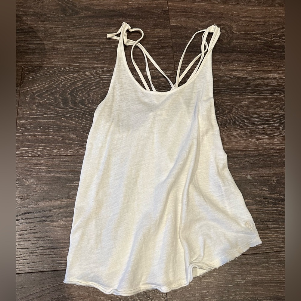 Abercrombie Kids White Sleeveless Top